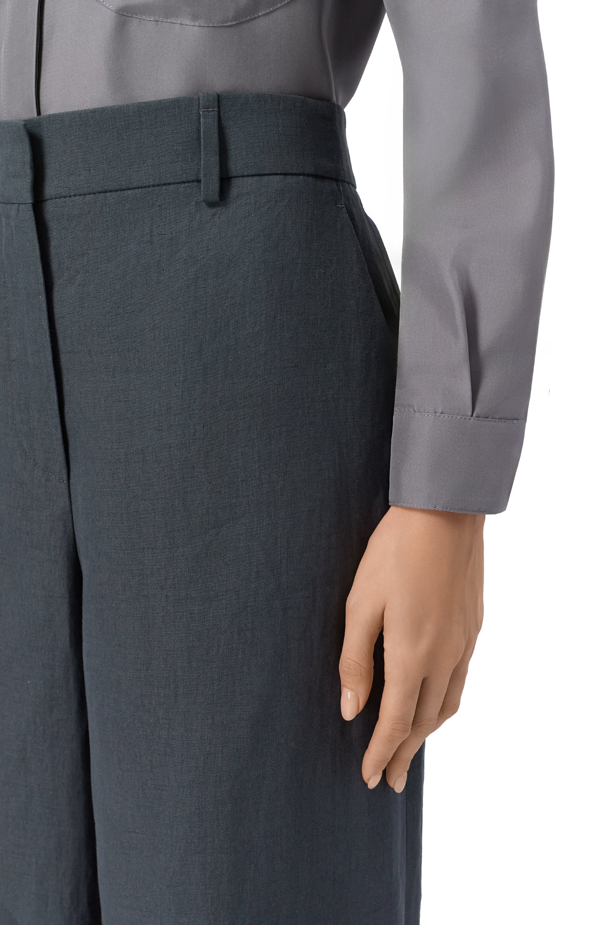 Льняные брюки GIORGIO ARMANI, арт. GW002791/TE11126, фото 5