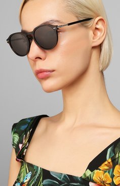 Женские солнцезащитные очки DIOR EYEWEAR коричневого цвета, арт. TECHNICITY7F 086 | Фото 2 (Тип очков: С/з; Региональные ограничения белый список (Axapta Mercury): RU, Не проставлено; Кросс-КТ: С/з-унисекс; Re-sync: On; Нос: Не проставлено; Оптика Гендер: оптика-унисекс; Очки форма: Круглые)