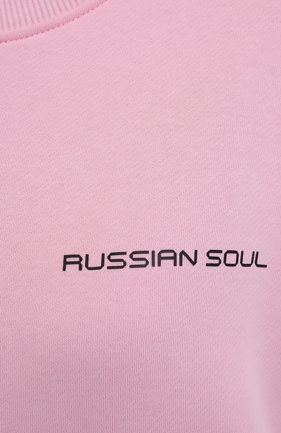 Хлопковый свитшот SEVEN LAB розового цвета по цене 7350 руб., арт. SW RS G019 pink, фото 5 Хлопковый свитшот SEVEN LAB, арт. SW RS G019 pink, фото 5