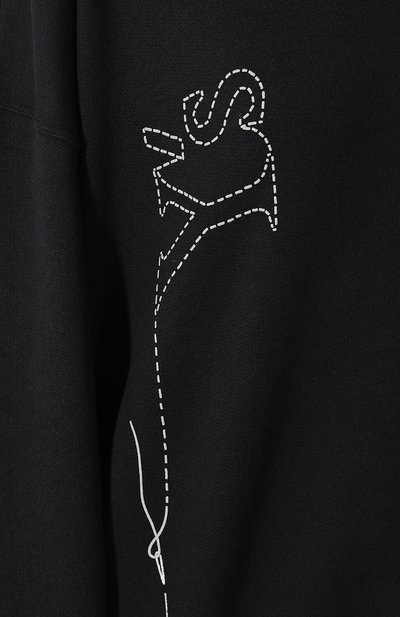 Удлиненное худи YOHJI YAMAMOTO, арт. YJ-T03-671, фото 5
