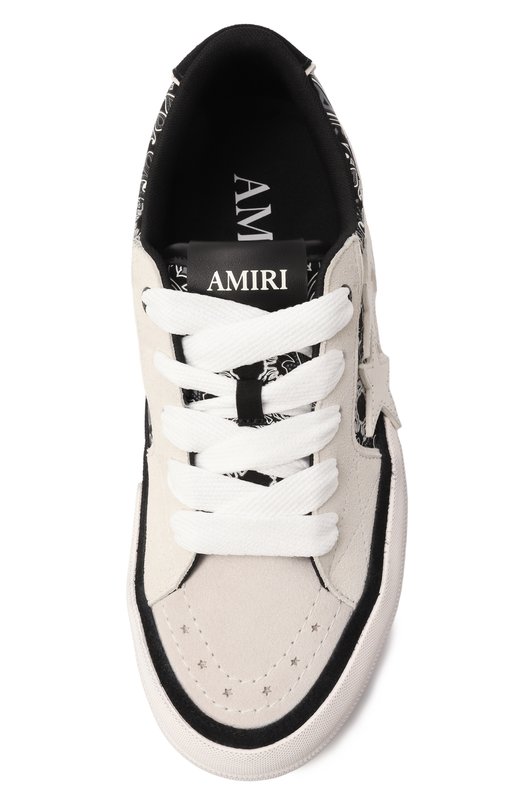 Комбинированные кеды Bandana Sunset Skate Amiri AMF0SR1167 Чёрно-белый  AMF0SR1167 Фото 6