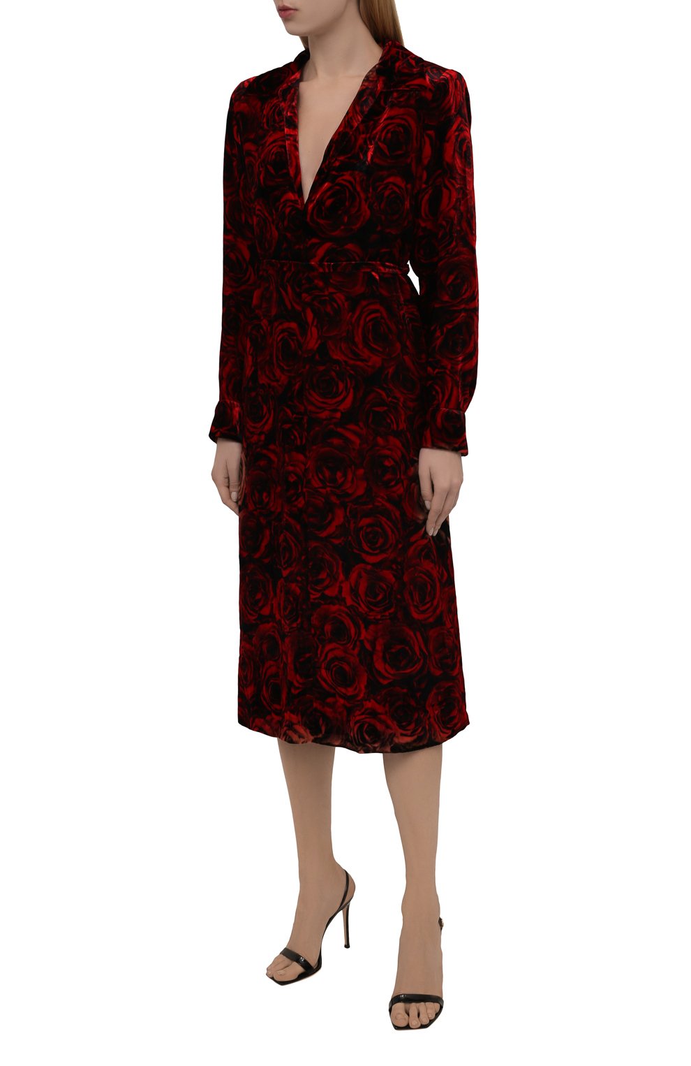 Платье из вискозы и шелка DRIES VAN NOTEN, арт. 212-011040-3007, фото 3