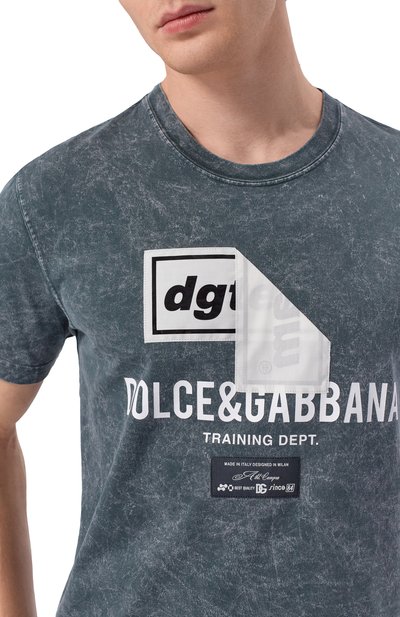 Хлопковая футболка DOLCE & GABBANA, арт. G8RN8T/G7P0I, фото 5