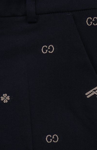 Хлопковые брюки GUCCI, арт. 626210 XWAKM, фото 3