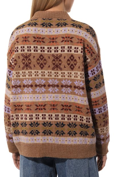 Кардиган WEEKEND MAX MARA светло-коричневого цвета по цене 37000 руб., арт. ECCELS0, фото 4 Кардиган WEEKEND MAX MARA, арт. ECCELS0, фото 4