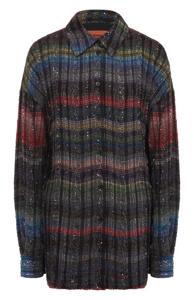 Женская рубашка из вискозы и хлопка MISSONI, арт. DS25WJ15/BC005U