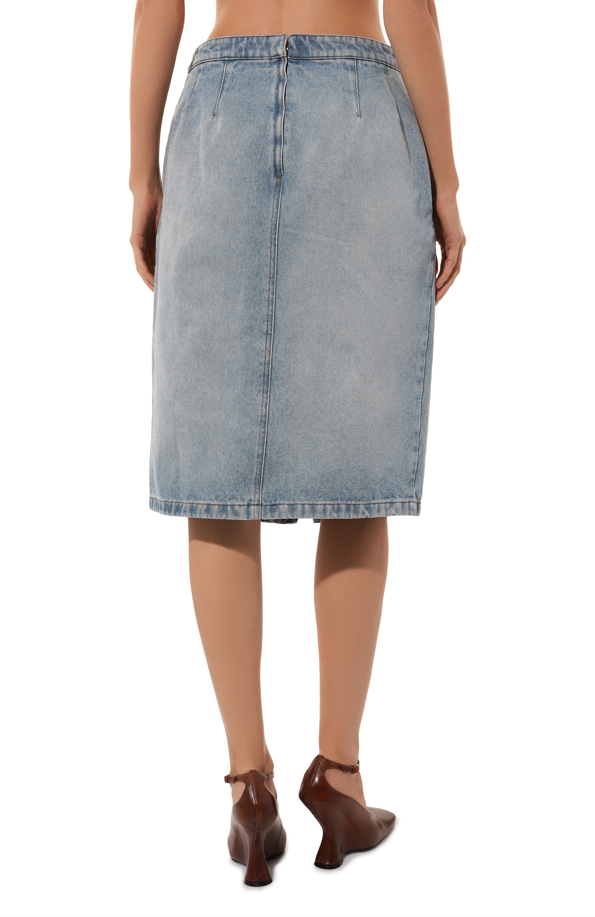 Джинсовая юбка DRIES VAN NOTEN, арт. 242-010821-9391, фото 4