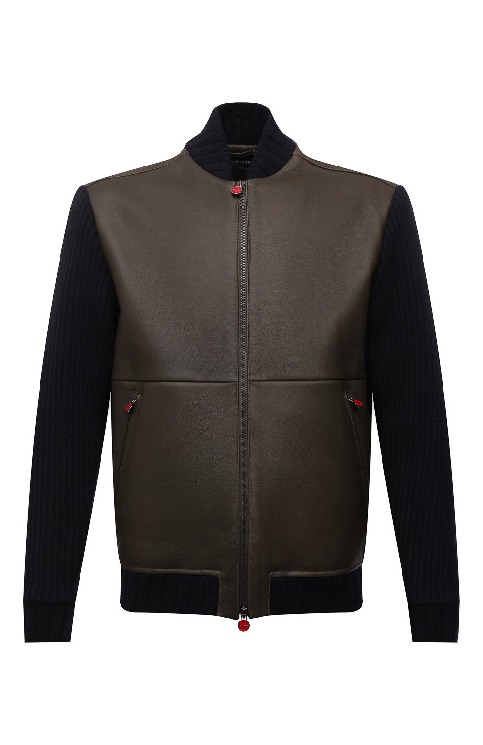 Комбинированная дубленка из овчины KITON, арт. UW1007V0384A, фото 1