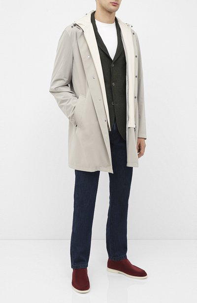 Замшевые ботинки open walk LORO PIANA, арт. FAB4368, фото 2