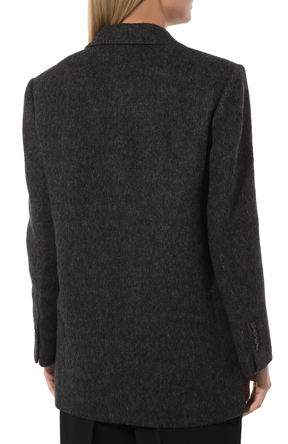 Жакет JUUN.J серого цвета по цене 85600 руб., арт. JW3X11W00/3, фото 4 Жакет JUUN.J, арт. JW3X11W00/3, фото 4