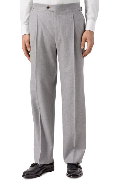 Шерстяные брюки CORNELIANI, арт. 264L26-2618111, фото 3