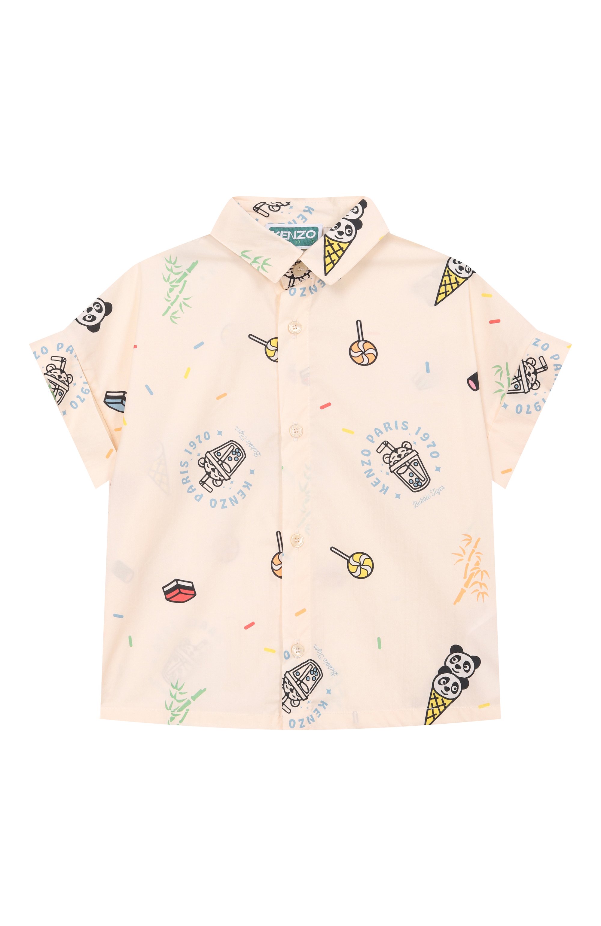 Хлопковая рубашка KENZO, арт. K61628, фото 1