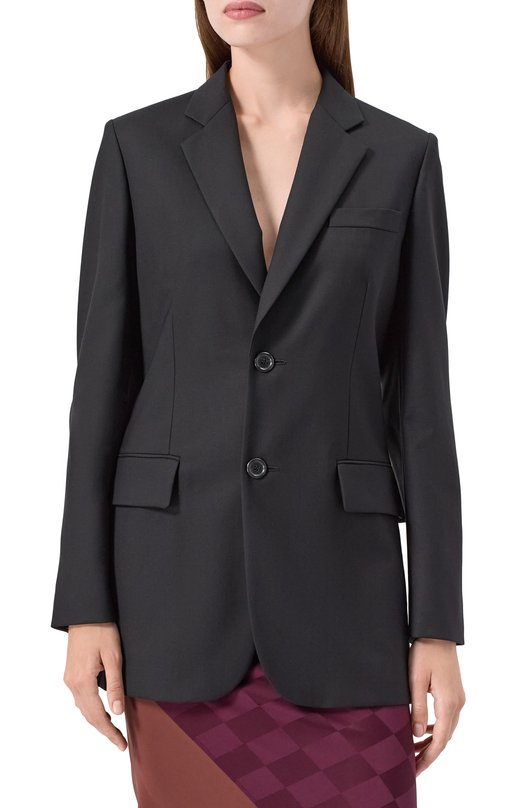 Шерстяной жакет Moschino A0501/5538 Чёрный  A0501/5538 Фото 3