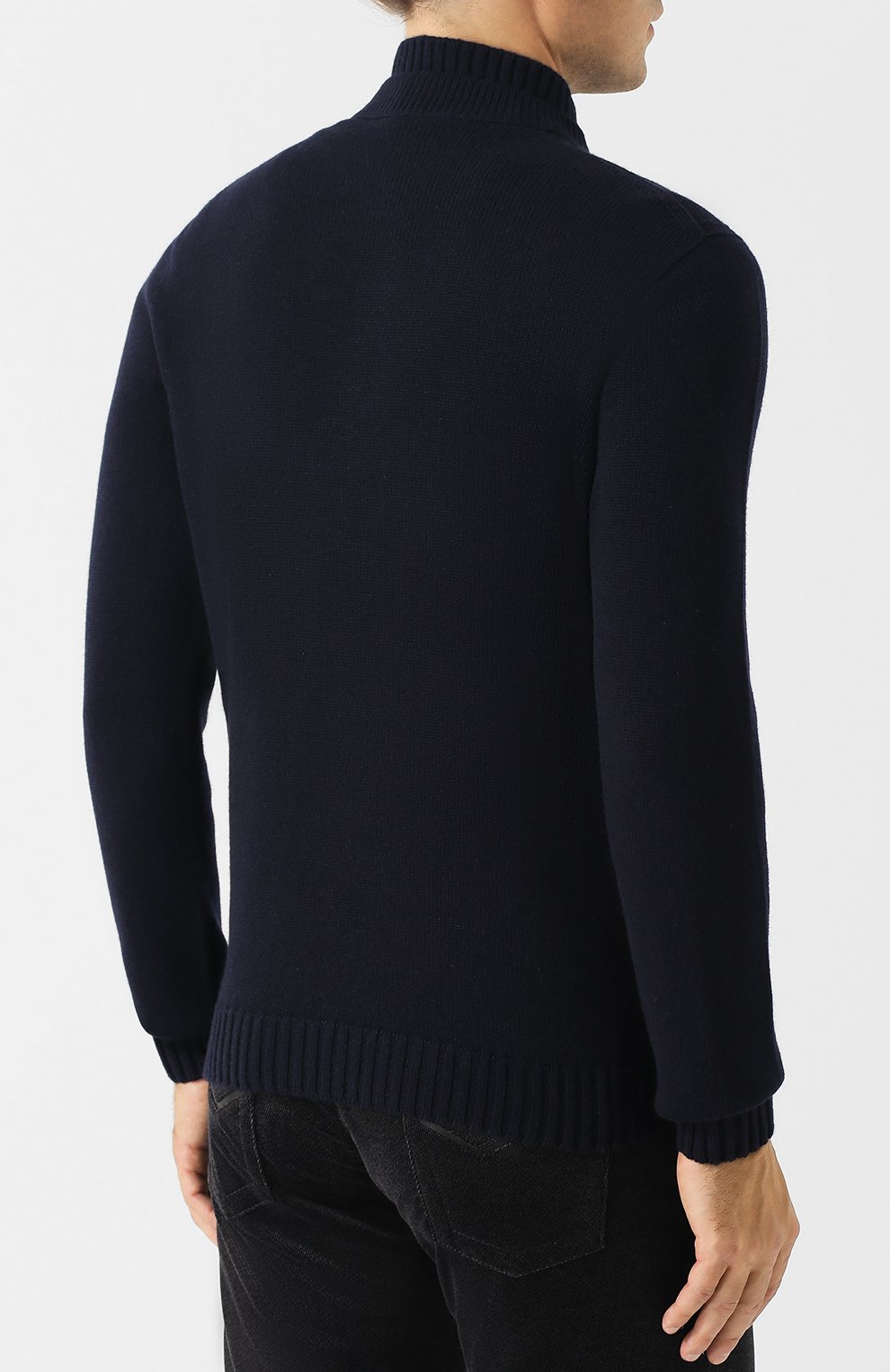 Кашемировый джемпер с воротником стойкой на молнии BRIONI, арт. UMEC0L/07K28, фото 4