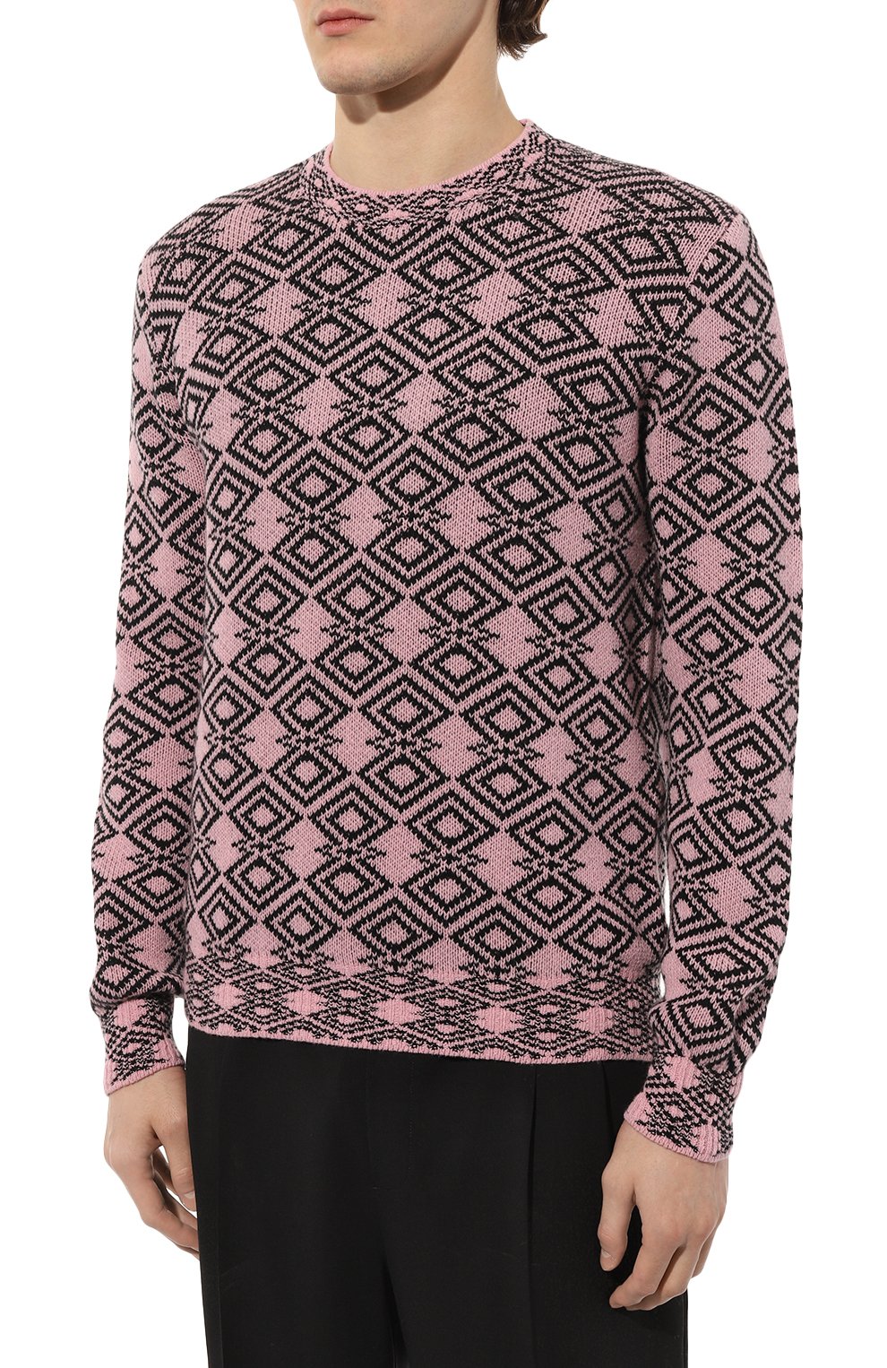 Свитер из шерсти и кашемира PRADA, арт. UMB258-1ZJX-F014C-212, фото 3