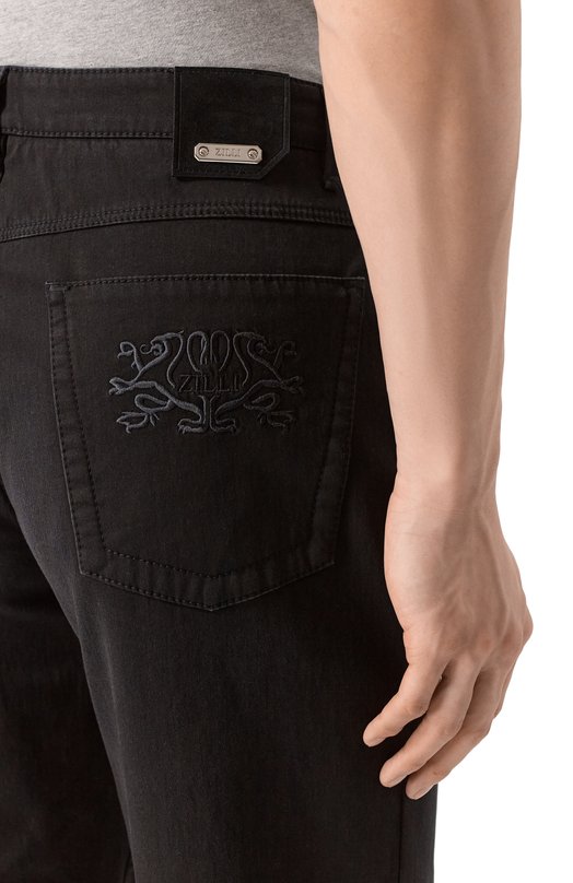 Джинсы Regular Zilli J5T001M0421VTGE00 Чёрный  J5T001M0421VTGE00 Фото 5