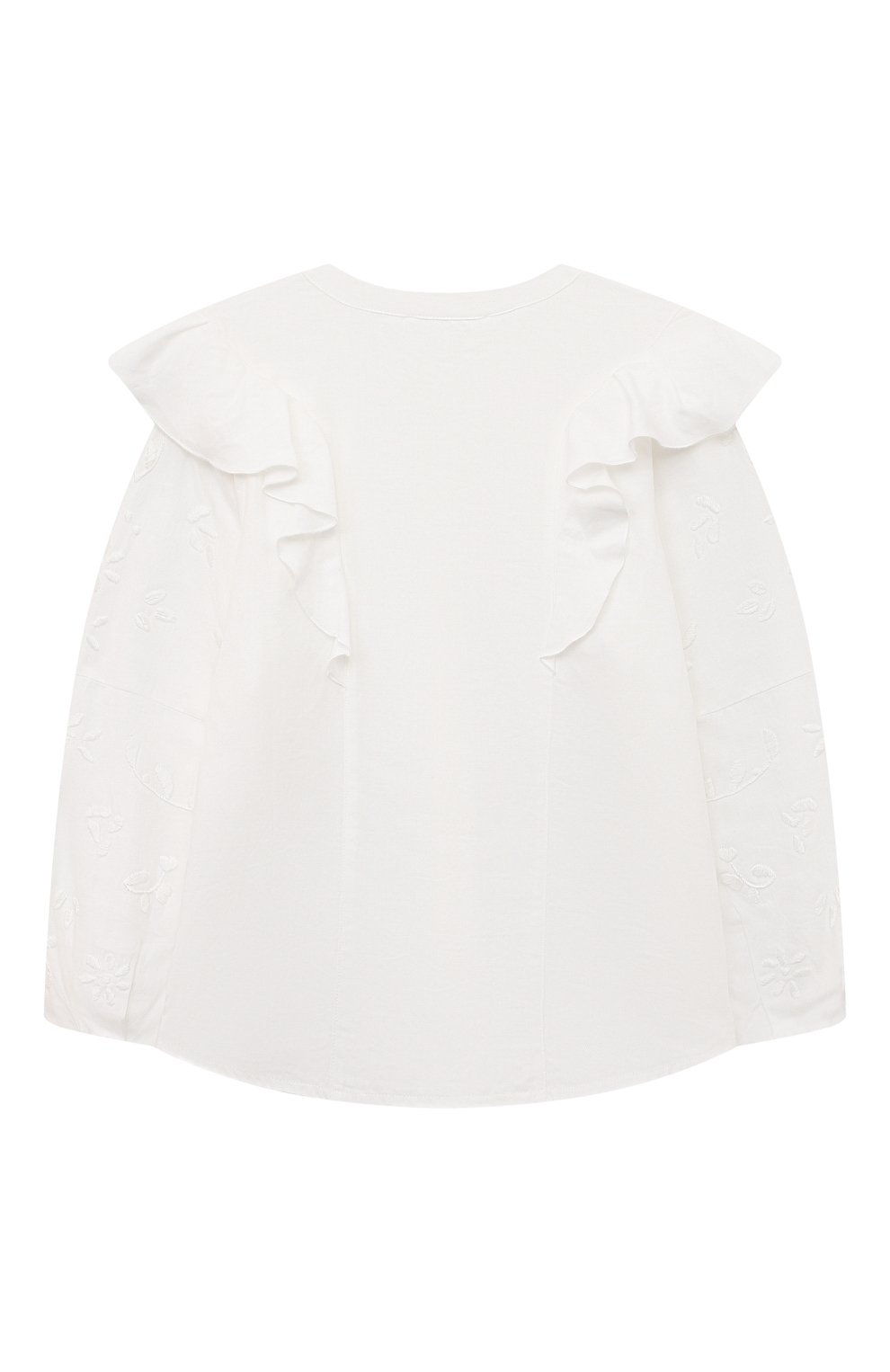 Хлопковая блузка CHLOÉ, арт. C15E16/6A-12A, фото 2