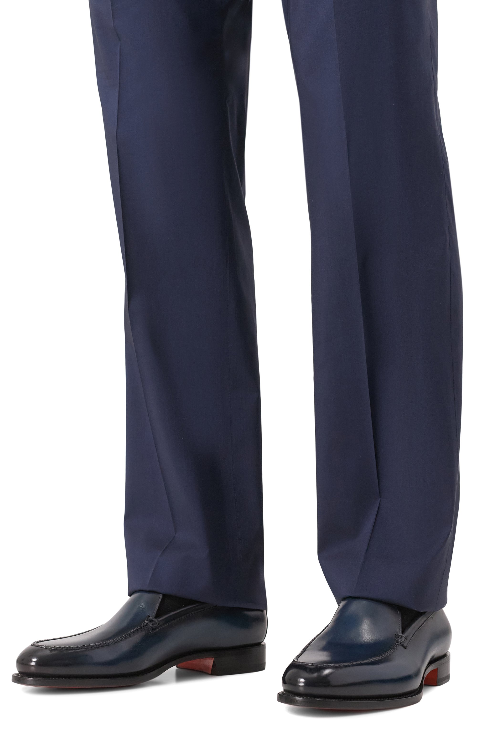 Кожаные лоферы colin SANTONI, арт. MCCG18998PC7HPXX, фото 3