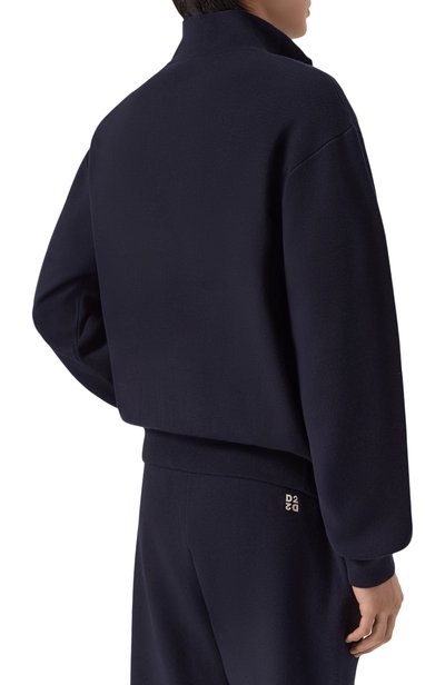 Толстовка из вискозы DSQUARED2 темно-синего цвета по цене 89950 руб., арт. S74HA1637/D13230, фото 4 Толстовка из вискозы DSQUARED2, арт. S74HA1637/D13230, фото 4