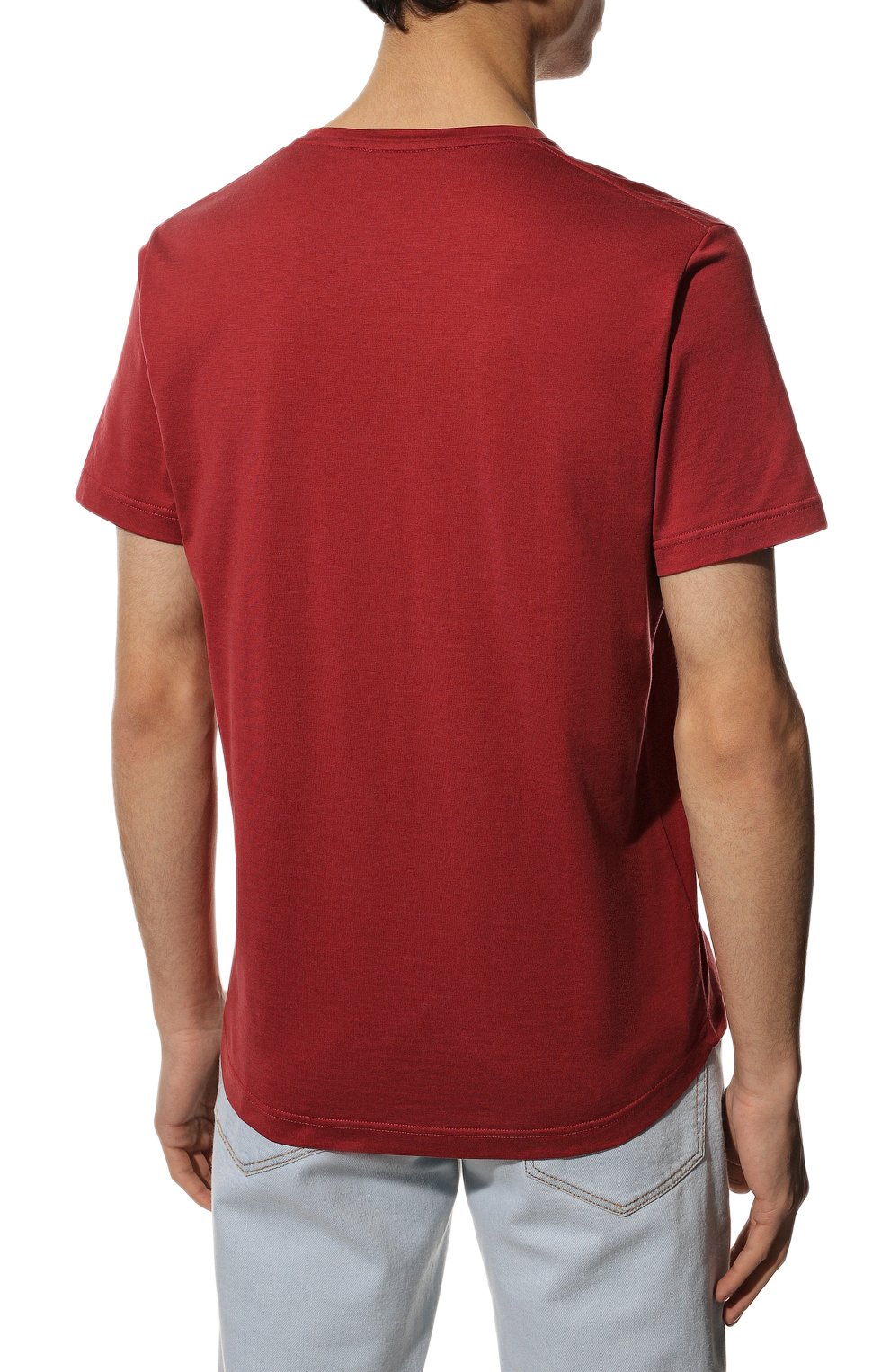 Футболка из шелка и хлопка LORO PIANA, арт. FAF6128, фото 4