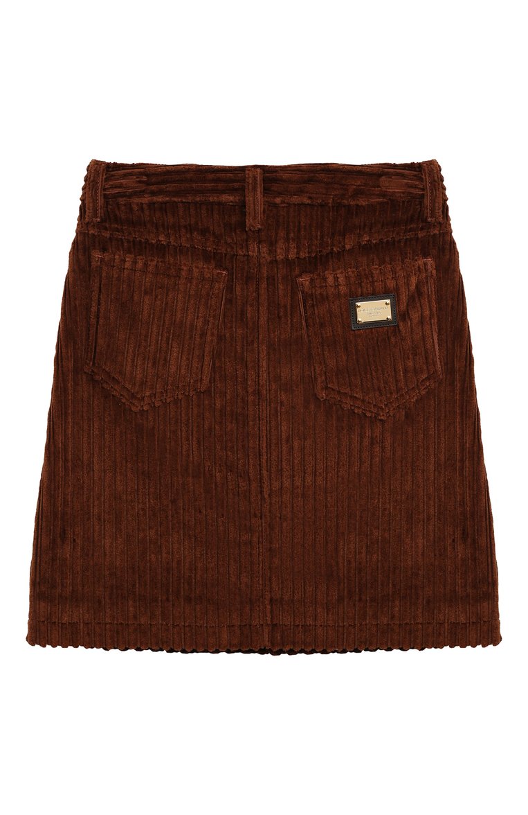Вельветовая юбка DOLCE & GABBANA, арт. L54I76/FUWEU/8-14, фото 1