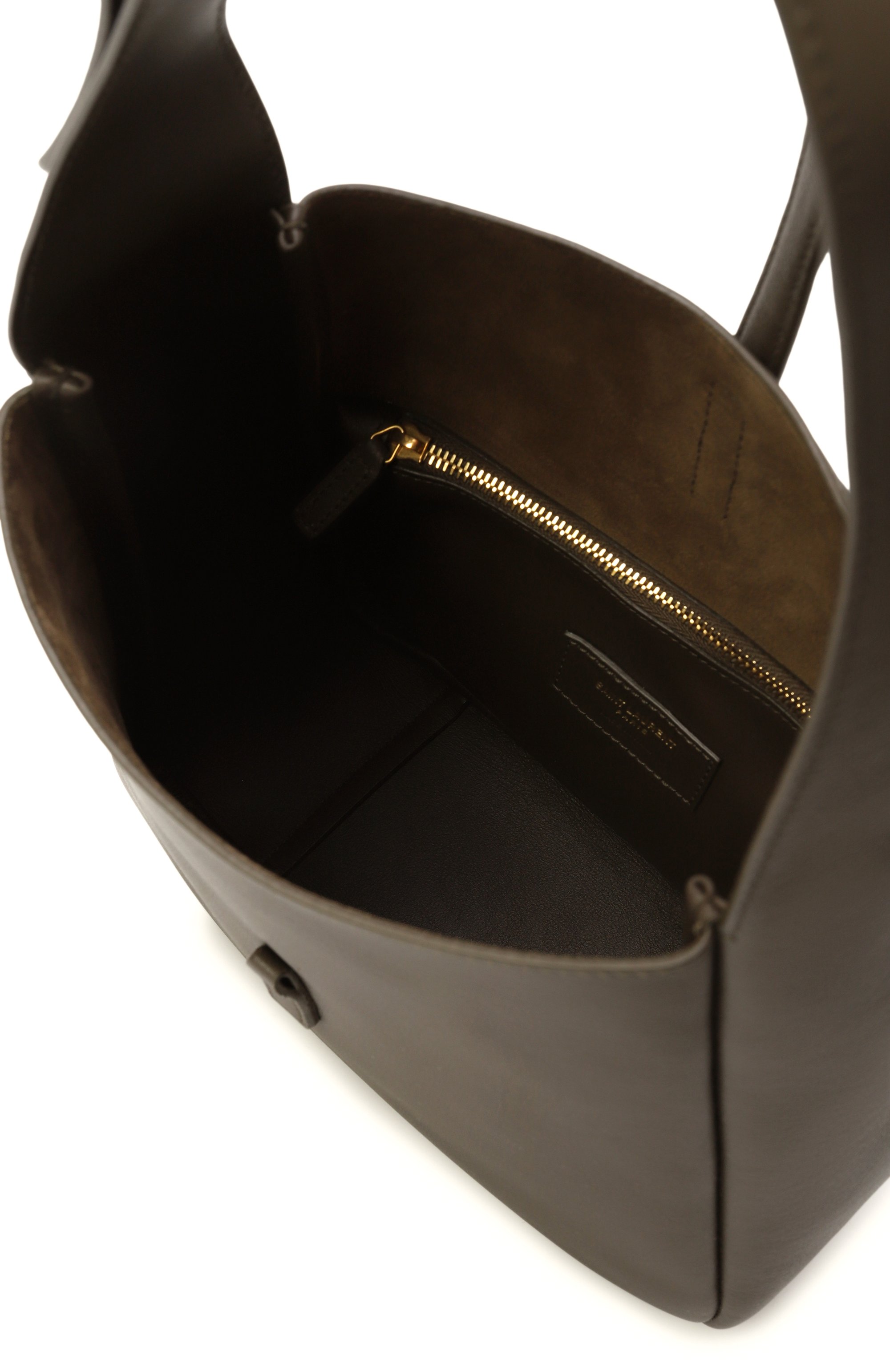 Сумка le 5 à 7 small SAINT LAURENT хаки цвета по цене 346500 руб., арт. 713938/AAAUQ, фото 5 Сумка le 5 à 7 small SAINT LAURENT, арт. 713938/AAAUQ, фото 5