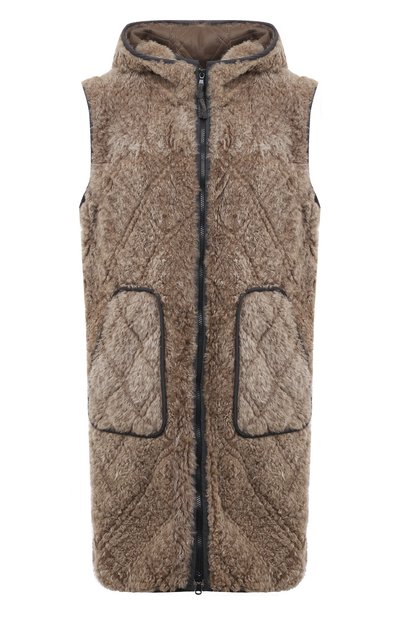 Жилет из овчины BRUNELLO CUCINELLI, арт. MPBRG9457P, фото 1