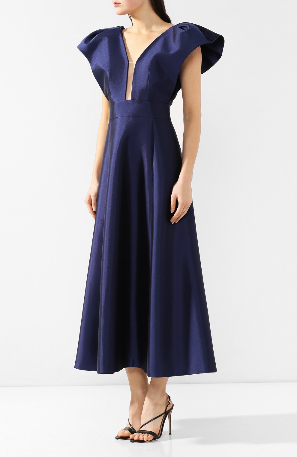 Платье из смеси шелка и шерсти GABRIELA HEARST, арт. R19GH430B, фото 3