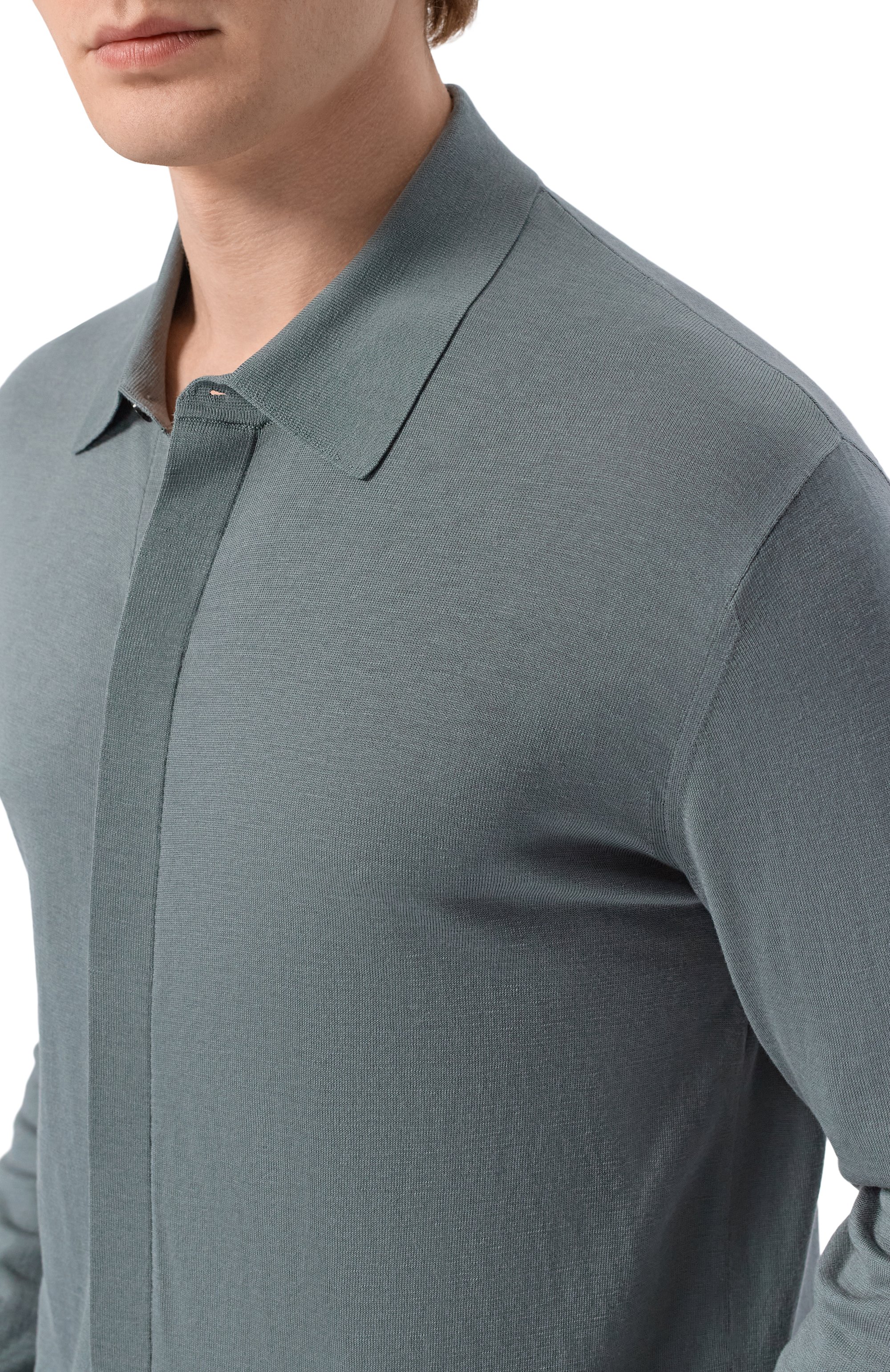 Рубашка из шелка и хлопка 12 STOREEZ, арт. 136302, фото 5