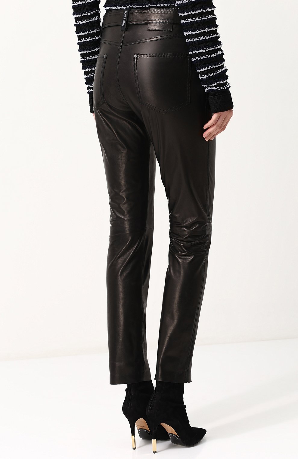 Кожаные брюки TOM FORD, арт. PAL647-LEX181, фото 4