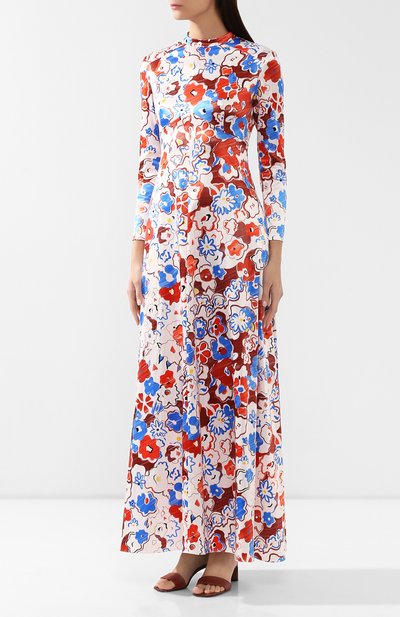 Платье с принтом VIKA GAZINSKAYA разноцветного цвета по цене 64070 руб., арт. FW19-1364, фото 3 Платье с принтом VIKA GAZINSKAYA, арт. FW19-1364, фото 3