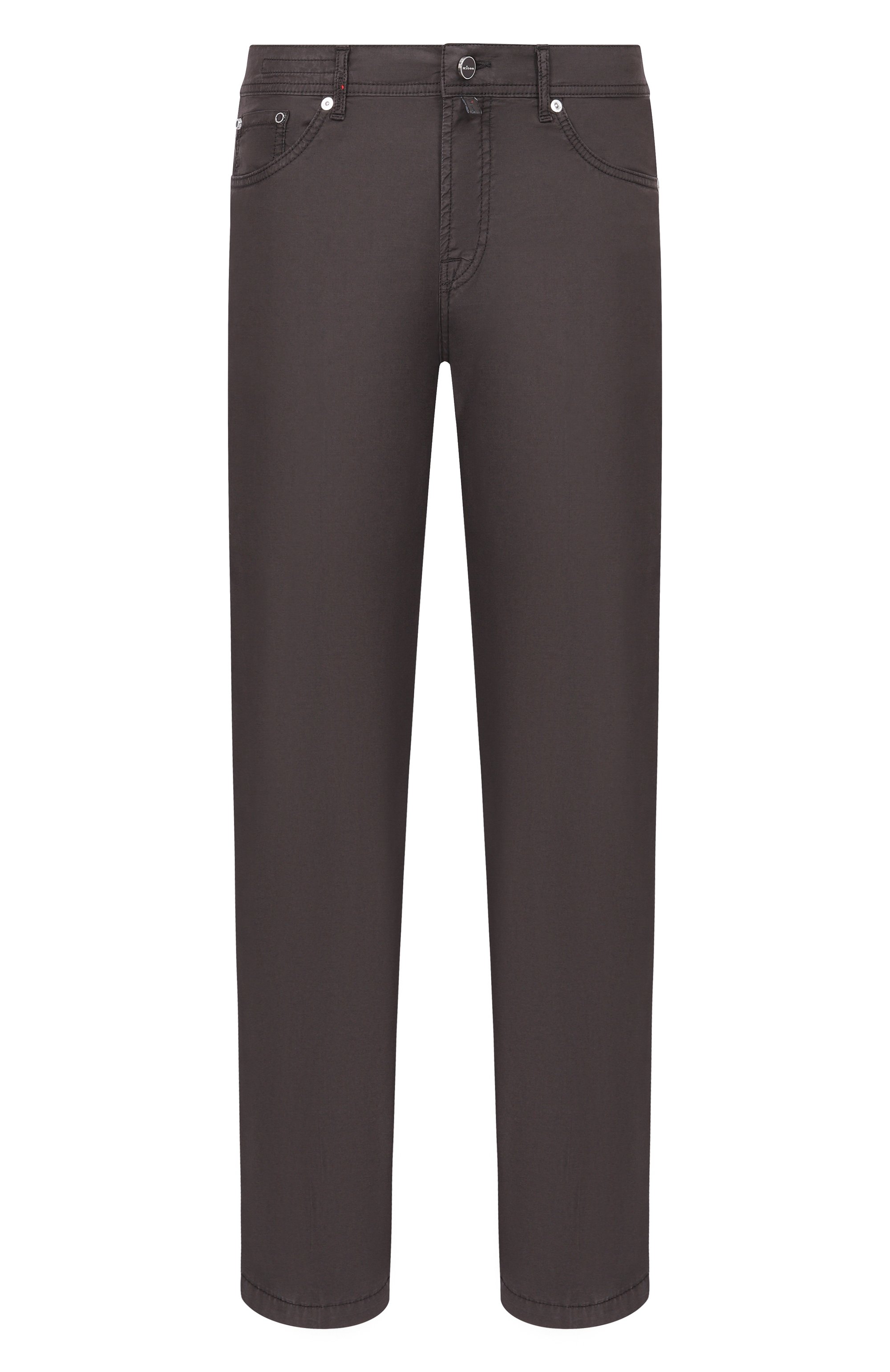 Брюки из хлопка и лиоцелла KITON, арт. UPNJS1K0610H, фото 1