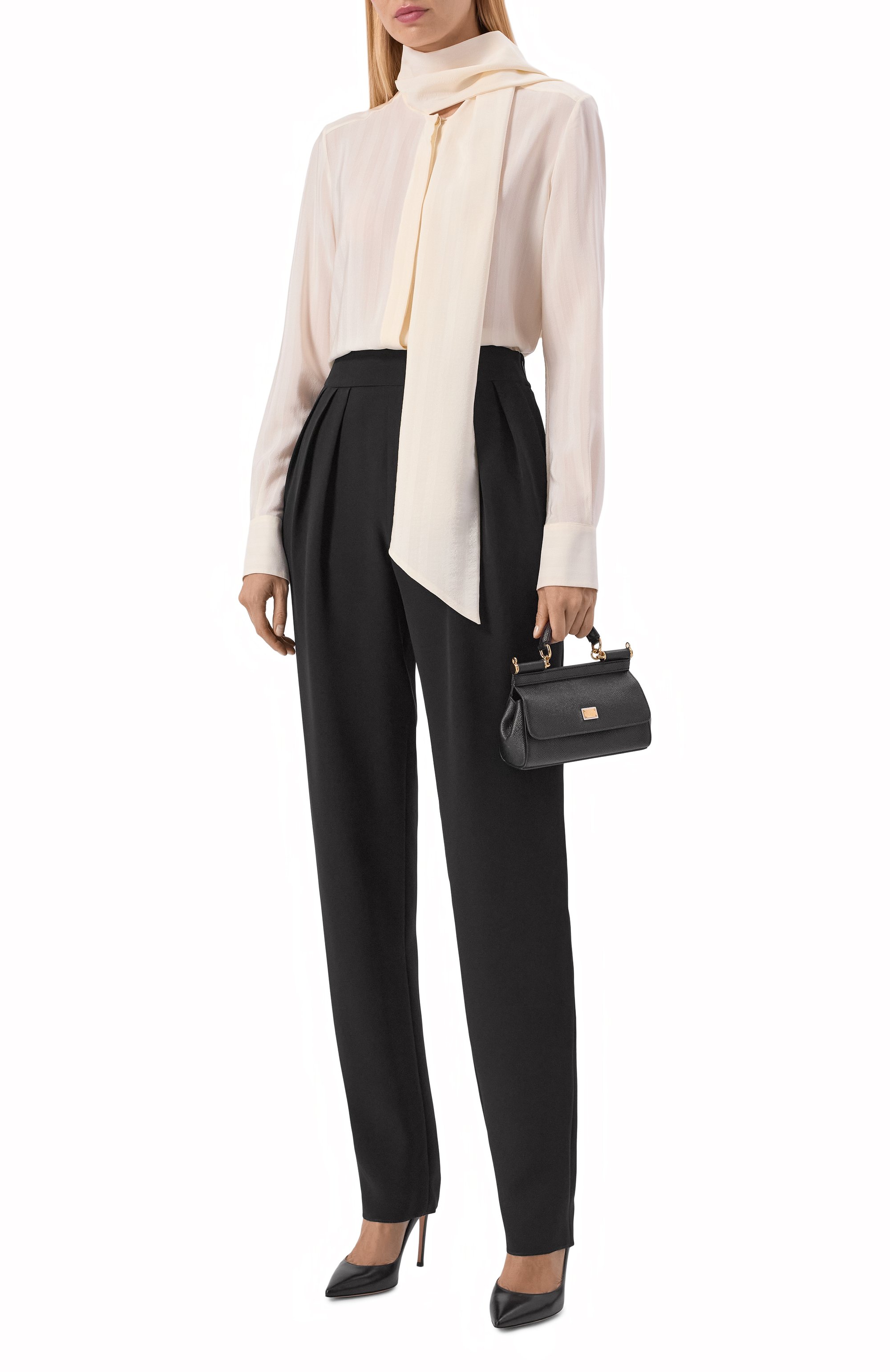 Шелковые брюки GIORGIO ARMANI, арт. GW002792/TE10071, фото 2