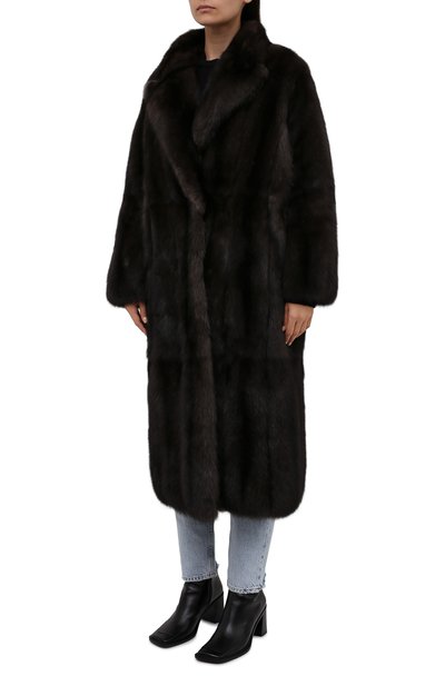 Двусторонняя шуба из меха соболя SIMONETTA RAVIZZA, арт. F01C041Z1A/015, фото 3