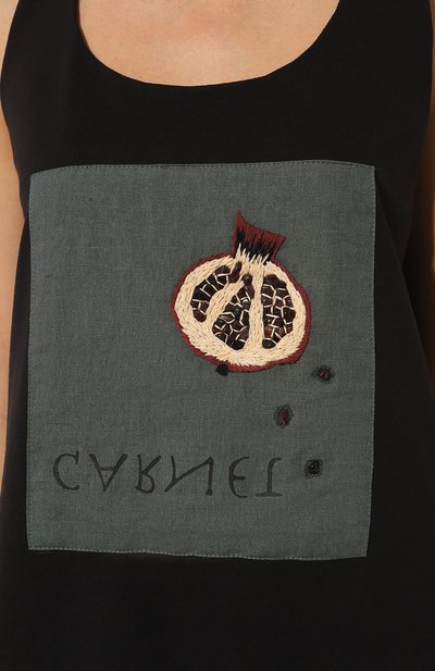 Майка MIDGARD PARIS черного цвета по цене 37500 руб., арт. V1-T601-BK, фото 5 Майка MIDGARD PARIS, арт. V1-T601-BK, фото 5