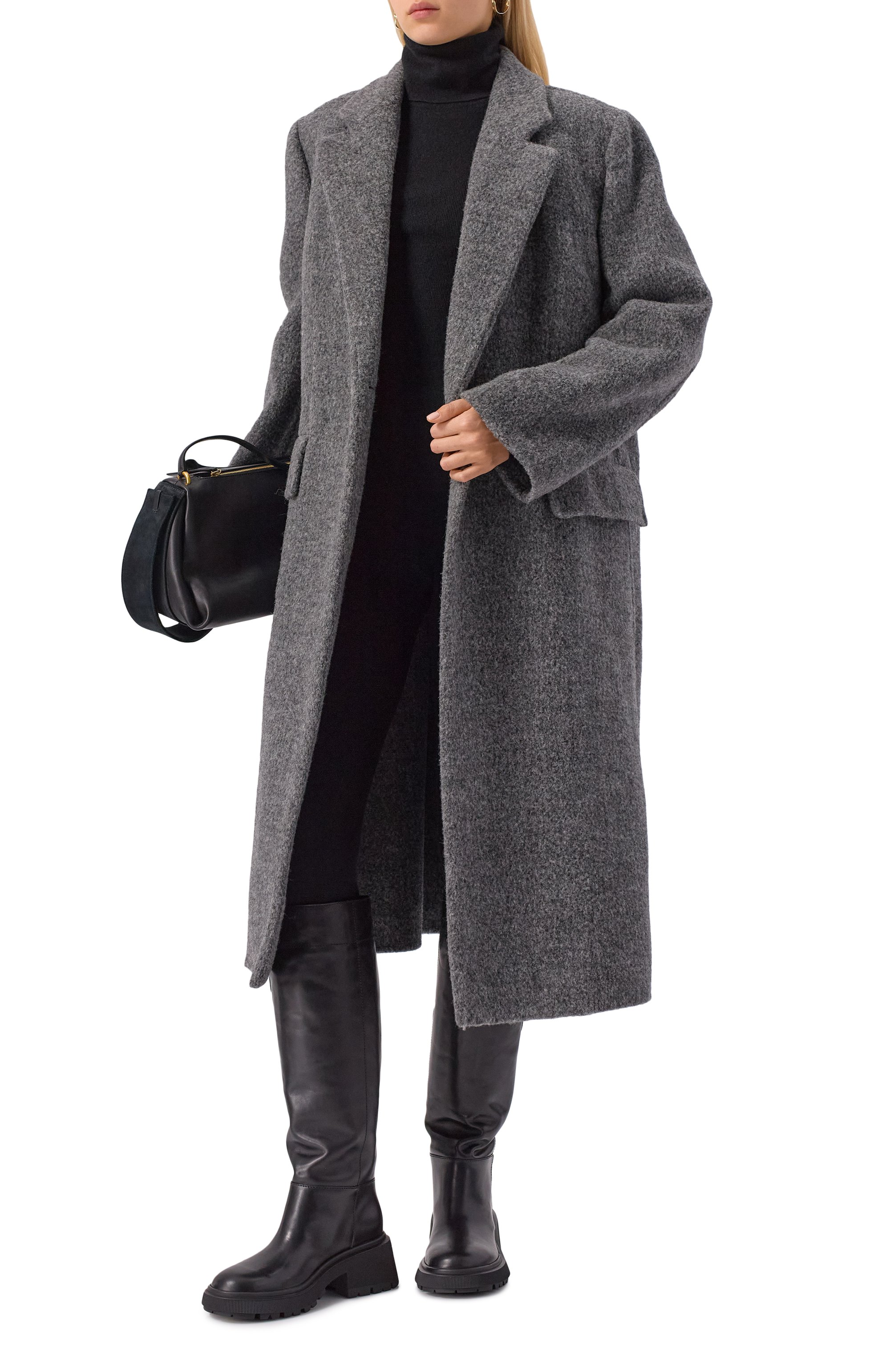 Кожаные сапоги tamsin JIMMY CHOO, арт. TAMSIN KB FLAT/WLZ, фото 3