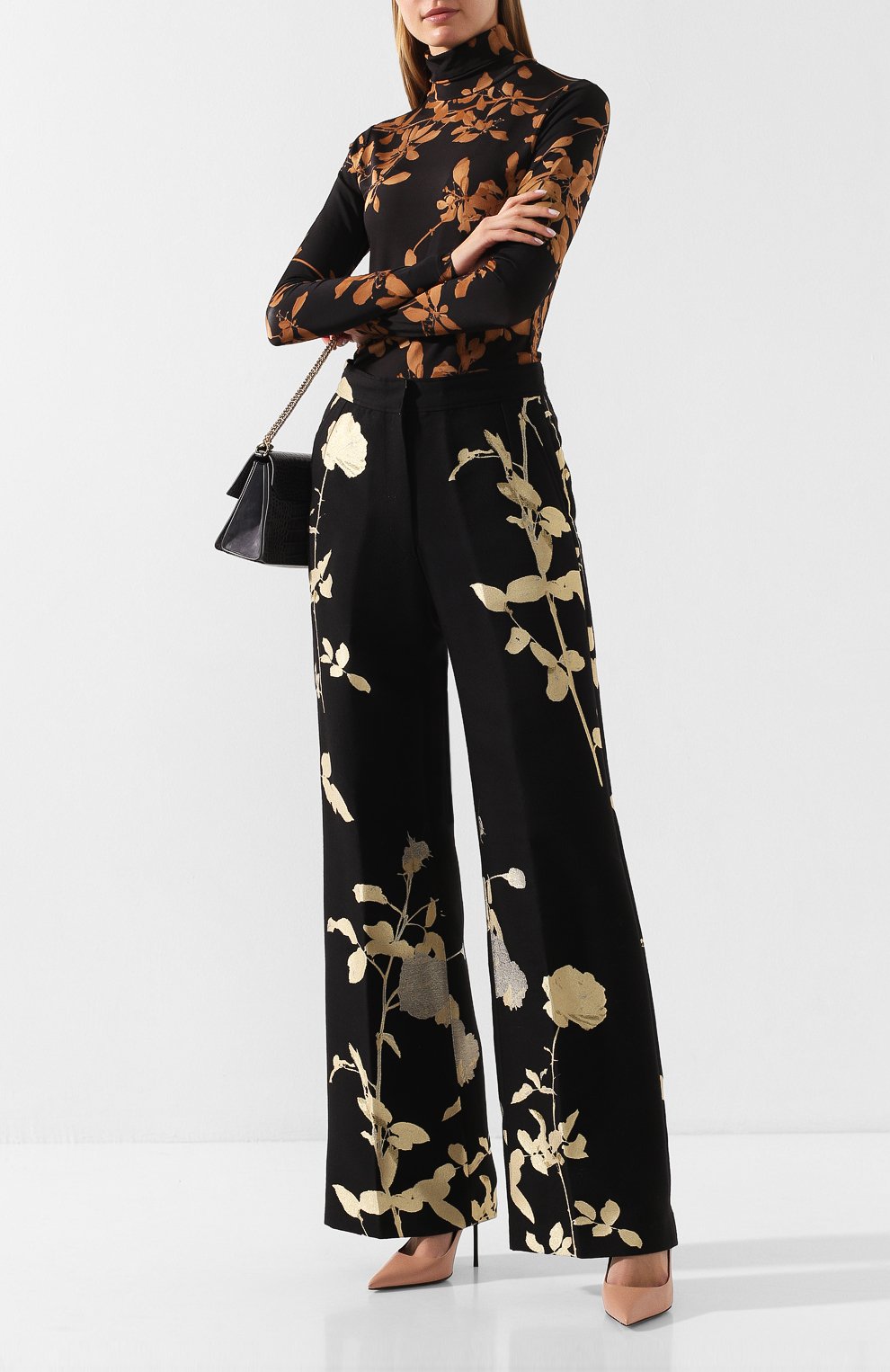 Брюки из смеси шерсти и вискозы DRIES VAN NOTEN, арт. 192-10907-8361, фото 2