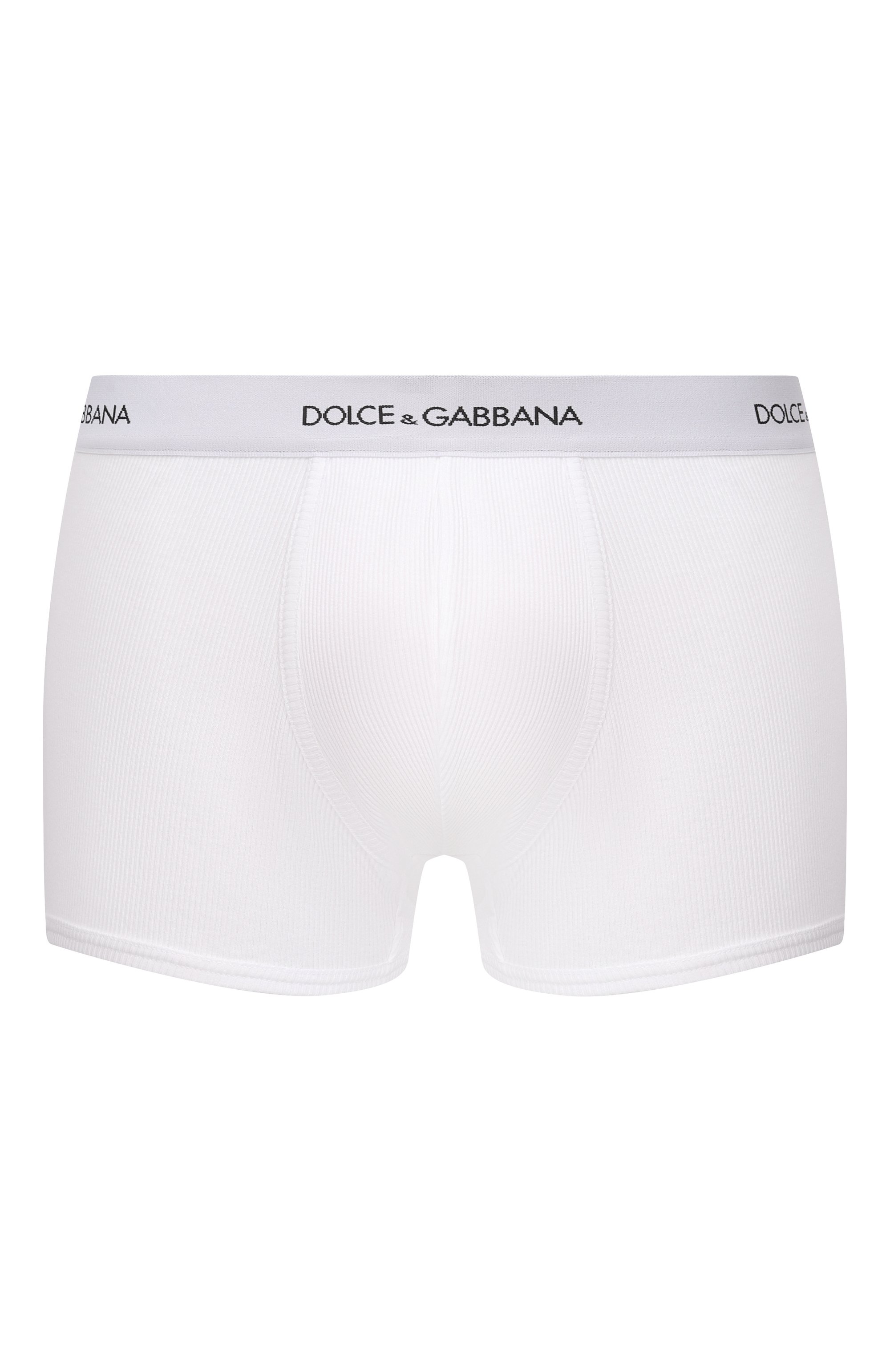 Хлопковые боксеры DOLCE & GABBANA белого цвета по цене 8420 руб., арт. M4C13J/0NN96_001, фото 1 Хлопковые боксеры DOLCE & GABBANA, арт. M4C13J/0NN96_001, фото 1