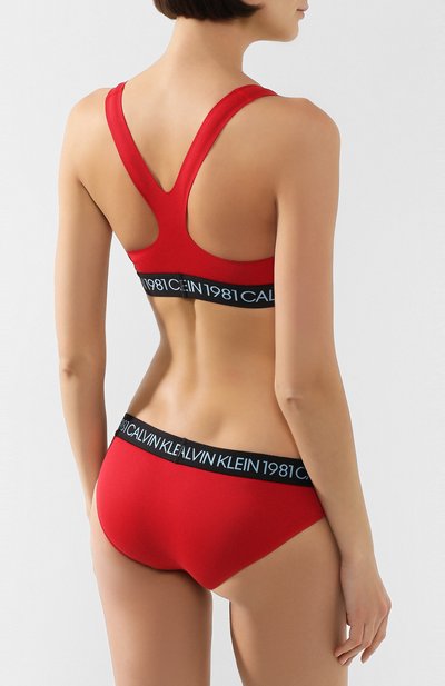 Бра-топ CALVIN KLEIN красного цвета по цене 3995 руб., арт. QF5577E, фото 3 Бра-топ CALVIN KLEIN, арт. QF5577E, фото 3