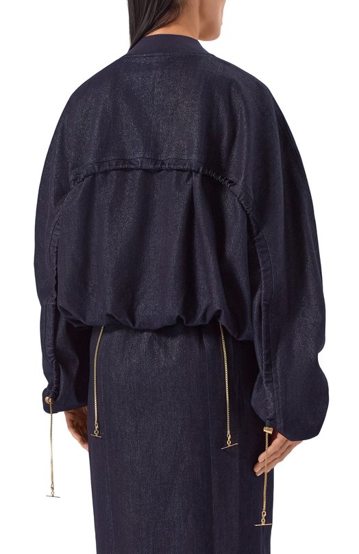 Джинсовый бомбер Daname 126SS1802D Синий  126SS1802D Фото 4