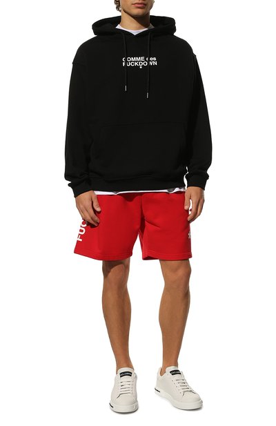 Хлопковые шорты COMME DES FUCKDOWN, арт. CDFU1453SBE, фото 2
