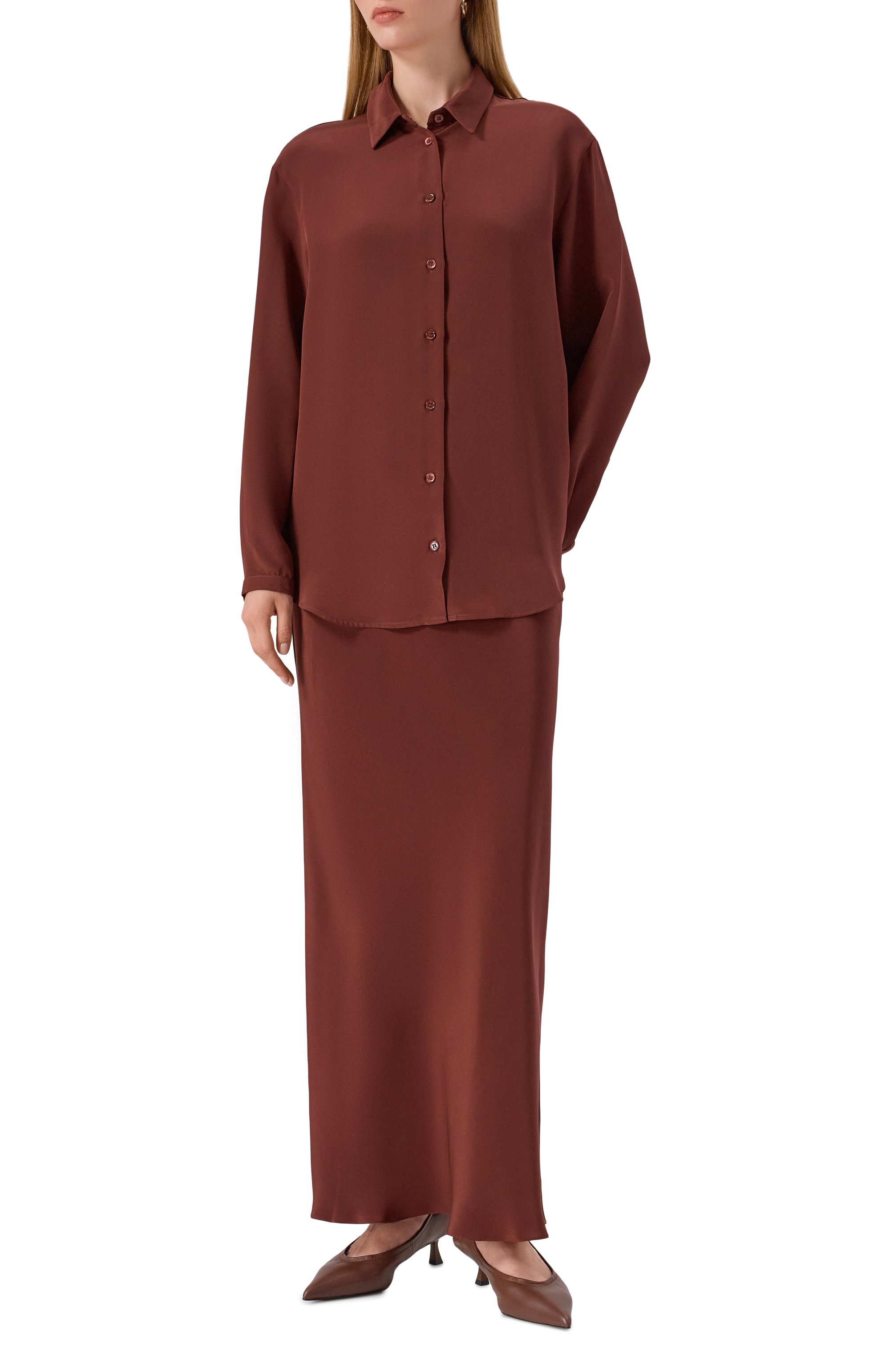 Шелковая рубашка 12 STOREEZ, арт. 132614, фото 2