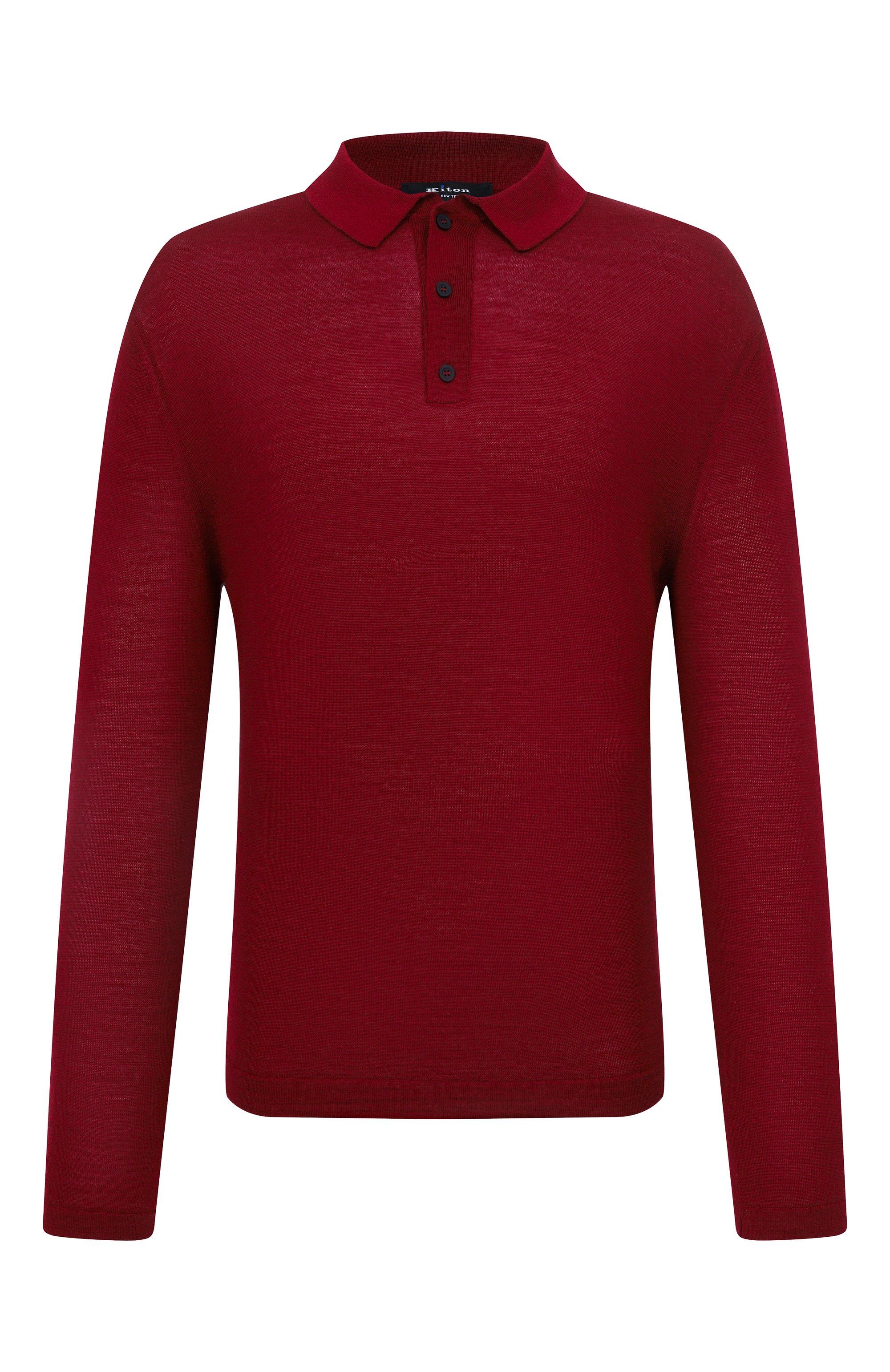 Поло из шерсти и шелка KITON, арт. UMM066706, фото 1