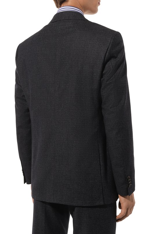 Костюм из шерсти и хлопка Corneliani 946008-9417546_SET Синий  946008-9417546_SET Фото 5