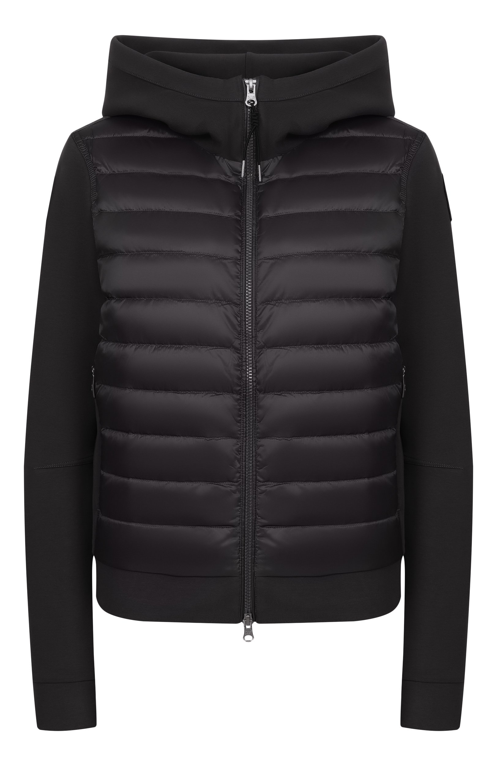 Комбинированная толстовка PARAJUMPERS черного цвета по цене 52850 руб., арт. 26WMPWHYFP31, фото 1 Комбинированная толстовка PARAJUMPERS, арт. 26WMPWHYFP31, фото 1