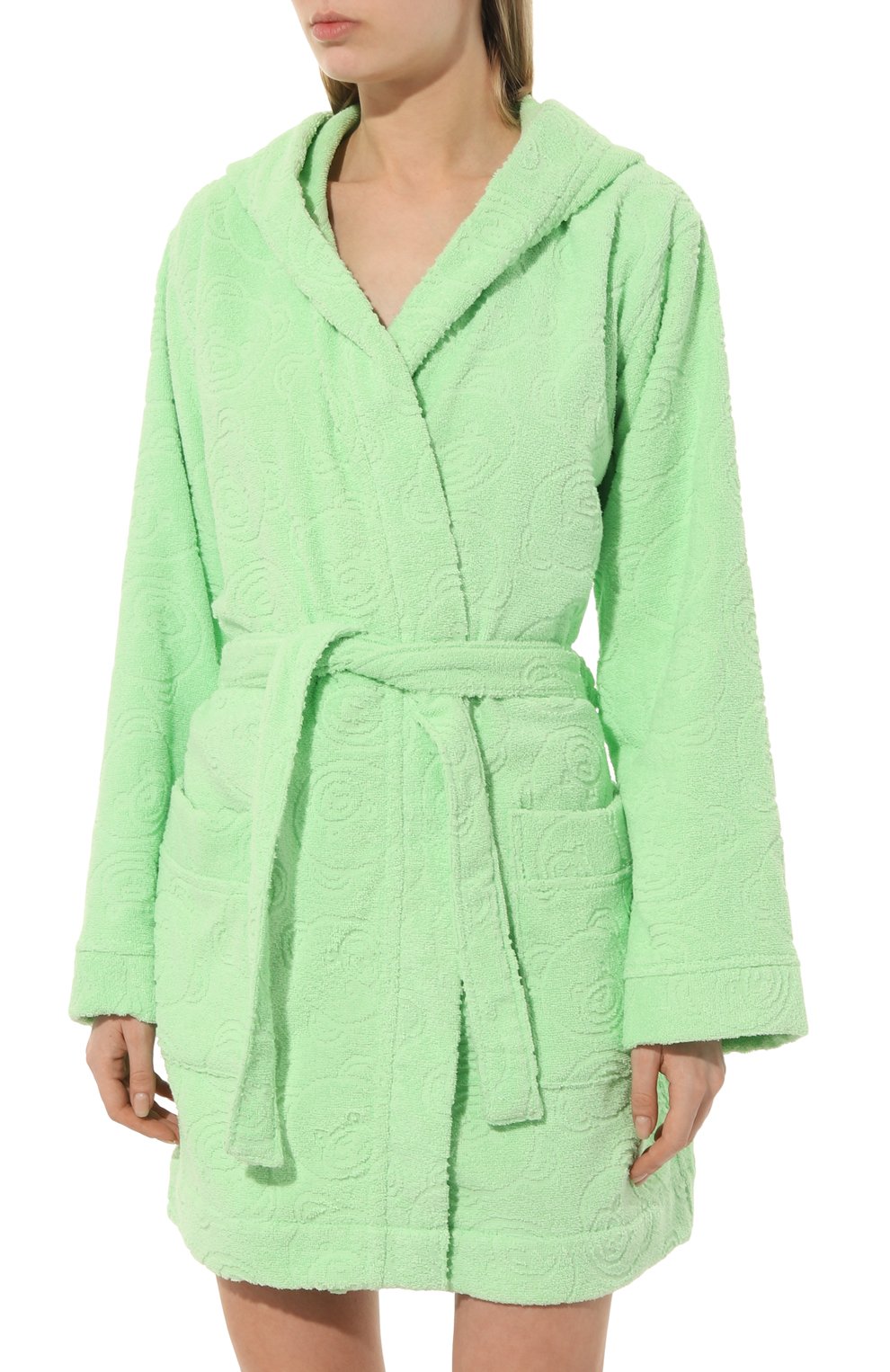 Хлопковый халат MOSCHINO, арт. 231V6/A9601/4420, фото 3