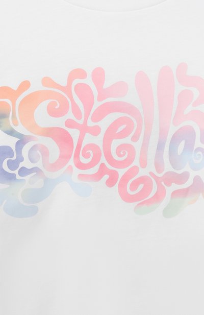 Хлопковая футболка STELLA MCCARTNEY, арт. TY8A91, фото 3