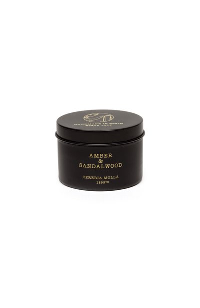 Свеча amber &amp; sandalwood (90g) CERERIA MOLLA 1899, арт. 8424405011737