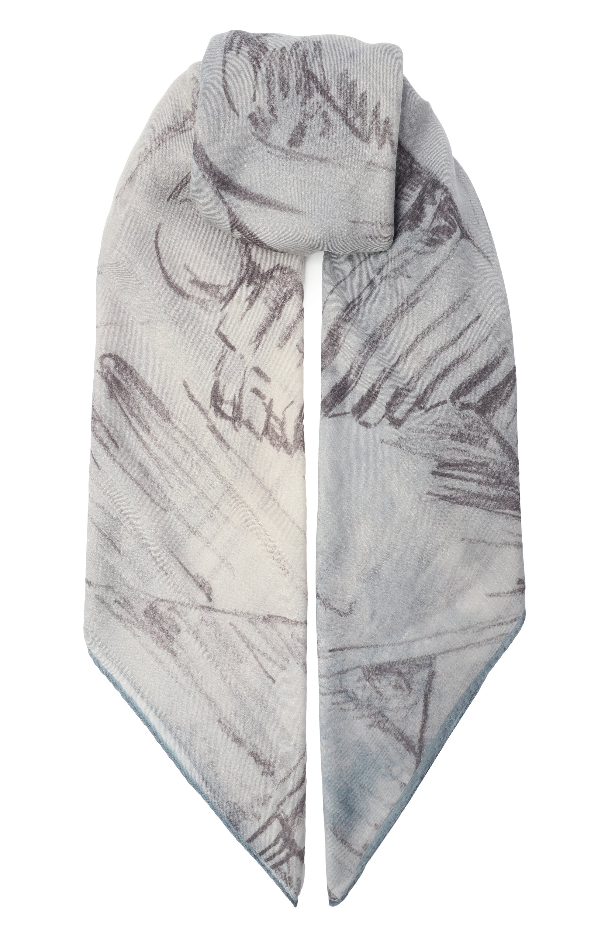 Кашемировая шаль KITON, арт. D59767K0943F05, фото 1