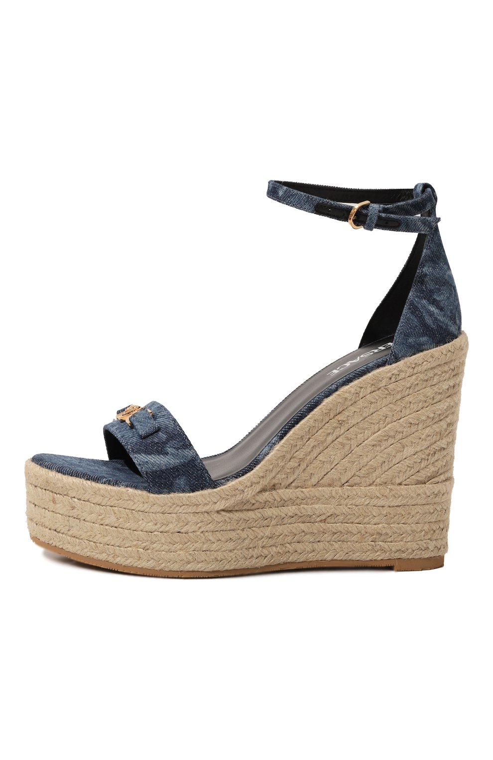 Текстильные босоножки barocco VERSACE, арт. 1014100/1A10019, фото 4